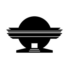 Planetarium building, shade picture