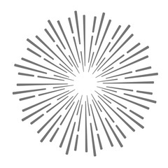 hand drawn sunbursts