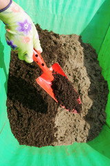 Soil preparation - obrazy, fototapety, plakaty