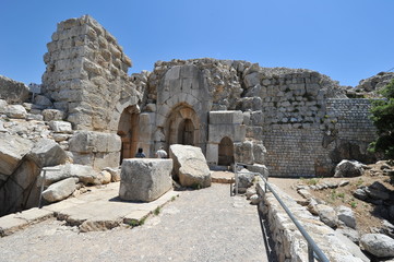 Fototapeta na wymiar The Nimrod fortress, Golan heights, Israel