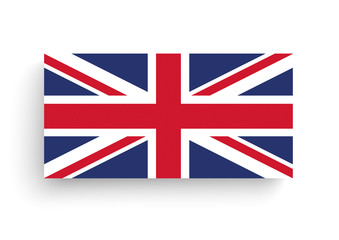Union Jack Shadows White Background © Alexander Limbach