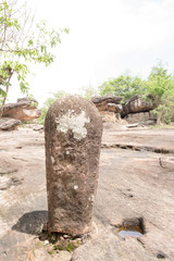 antique stone National Park, Phu Phra bat province. Country Thai