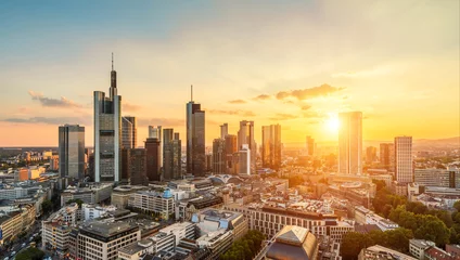 Frankfurt am Main Sonnenuntergang © Engel Drohnenpilot