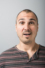 Fototapeta premium man surprised