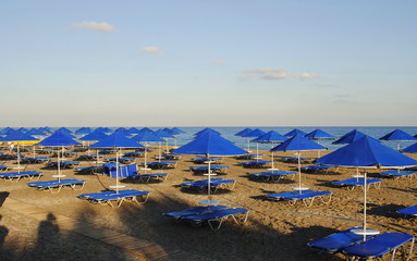 beach sunshade/Crete resort
