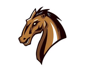 Leadership Animal Logo - Wild Horse Character