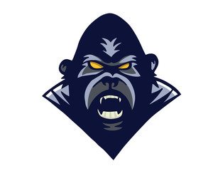 alphaship Animal Logo - Strong King Kong Character