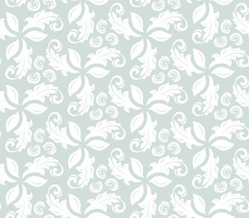 Floral Fine Seamless Vector Pattern
