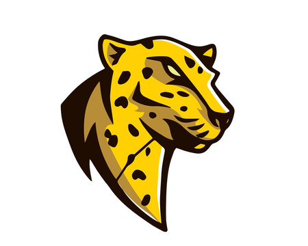 Leadership Animal Logo - Calm Cheetah Character