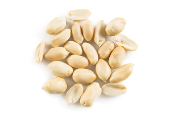Peanuts composition on white