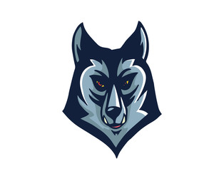 Leadership Animal Logo - Diligent Husky Character