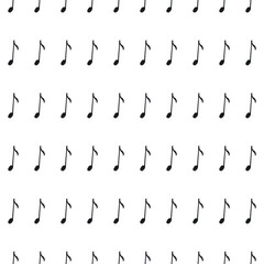 Seamless pattern with music notes