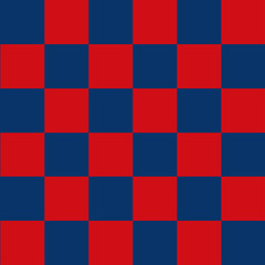 Blue Red Chess Board Background Vector Illustration