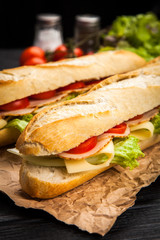 Panini grilled sandwich