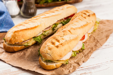 Panini grilled sandwich