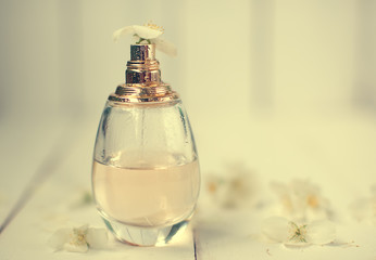 Perfume and jasmine flowers