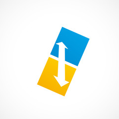 flèche,vecteur concept