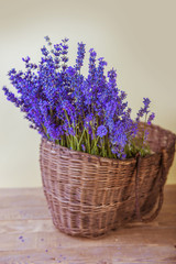 basket with lavender
