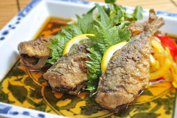 アジの南蛮漬け