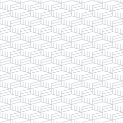 Fototapeta na wymiar Linear seamless pattern, thin lines. Subtle geometric background