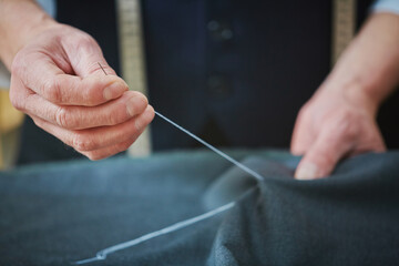 Tailor sewing