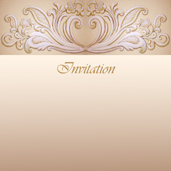 Tracery, decorative ornament. Acrylic