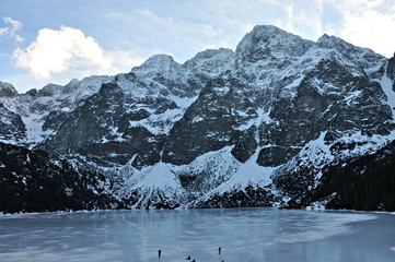 Morskie Oko zimą, Tatry © Marta