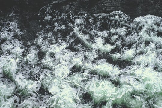Fototapeta Bubble ocean Black and white