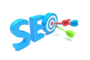 SEO concept. 3D illustration.