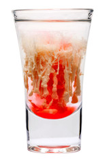a vodka with protein and syrup - the 