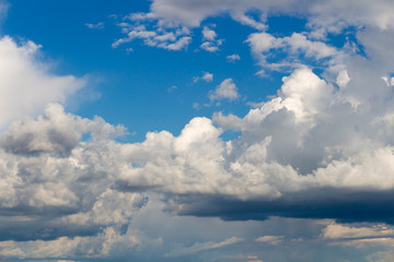 Blue sky with clouds background
