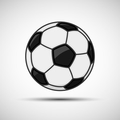 Fototapeta premium Abstract soccer ball