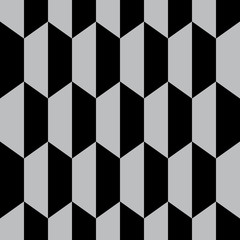 Abstract decorative panelling. Regular grid pattern. Vector seamless patterns.