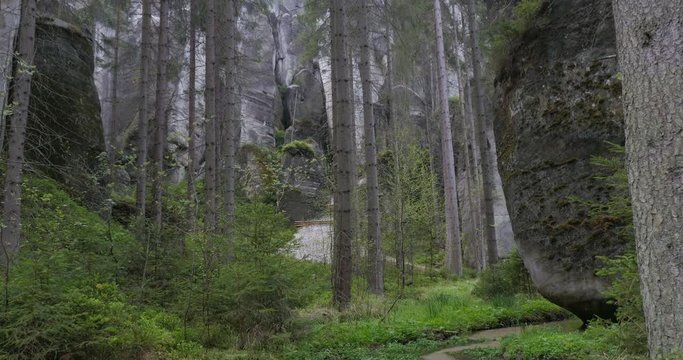 4K, Pernstein Castle, Czech Republic - Untouched and flat material, watch also for the graded version