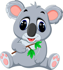 Obraz premium Cute koala cartoon