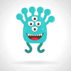 Cute monster. Cartoon