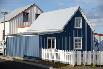 Fototapeta na wymiar Haus in Stykkisholmur, Island