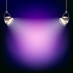 projector light background. vector illustration