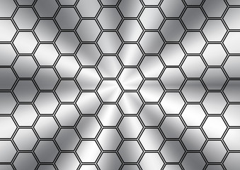 Abstract polygon stainless texture