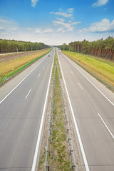 Picture of a highway, road travel concept