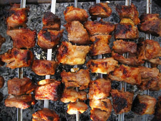 grilled pork
