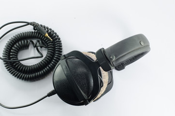  headphones on white background