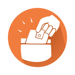 This is an illustration of pickpocketing symbol