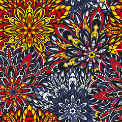 Seamless mandala pattern