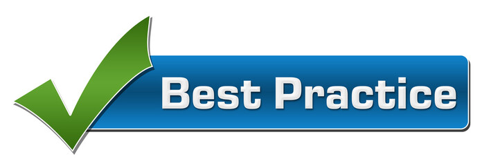 Best Practice Blue Green Tickmark 