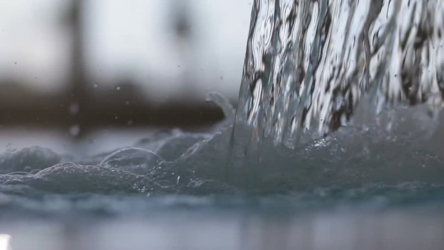 Spa hydrotherapy waterfall jet swimming pool water