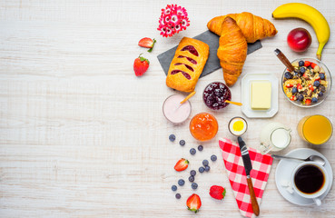 Breakfast  Food with Copy Space