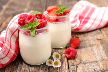 yogurt and berry