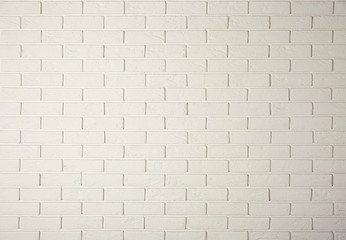 A white brick wall