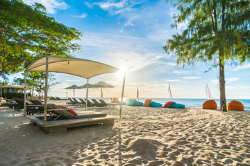 Outdoor with umbrella and chair